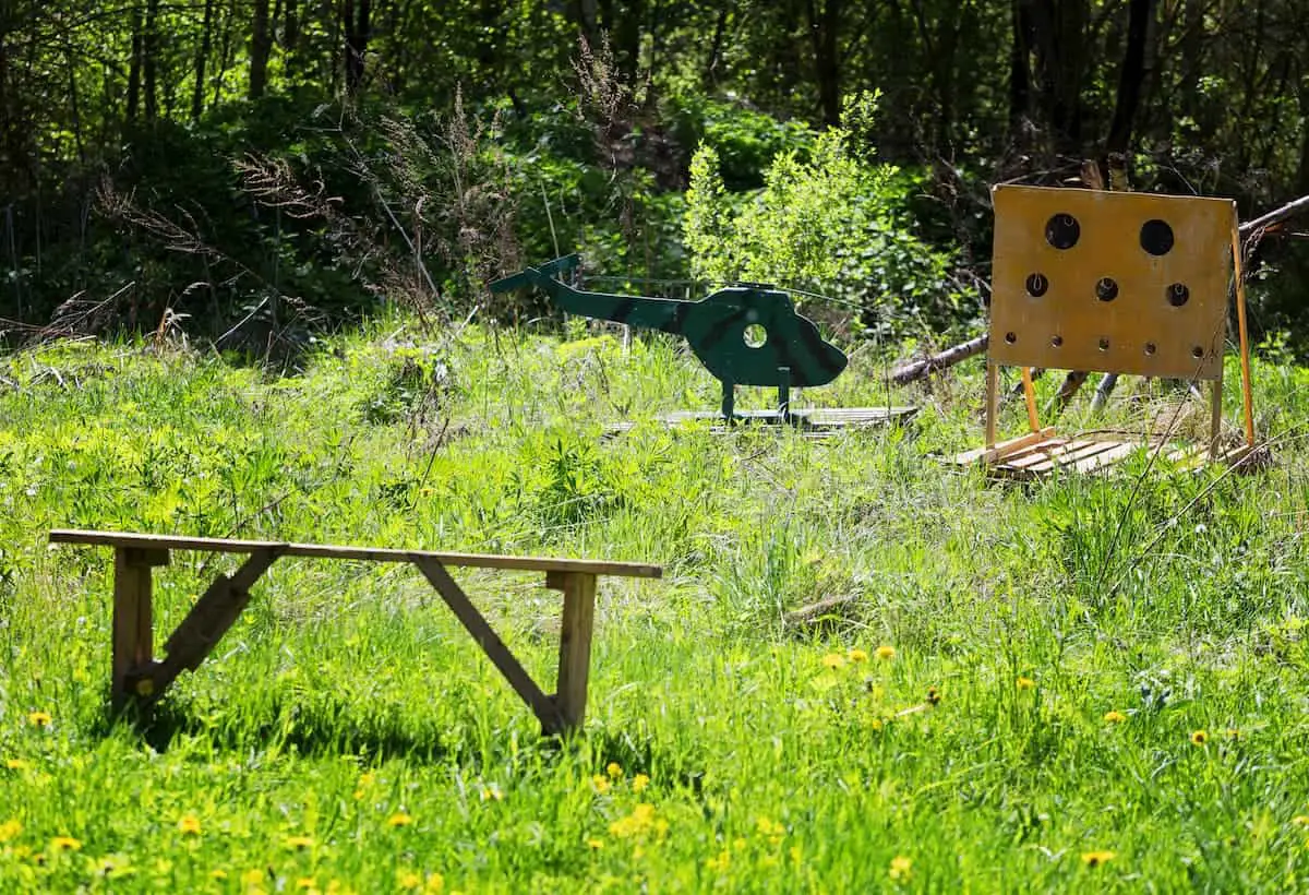Target practice with plywood cutouts with paintballs - How Can You Practice Paintball at Home