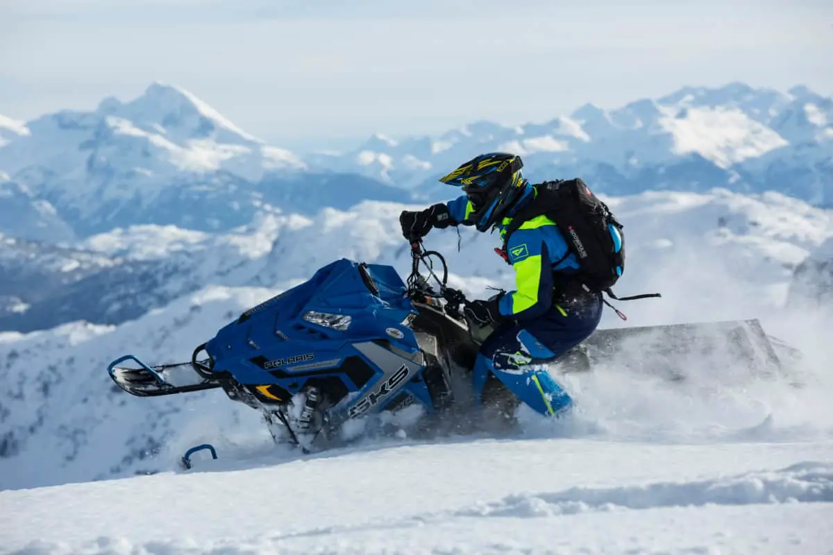 Riding On Snowmobile1